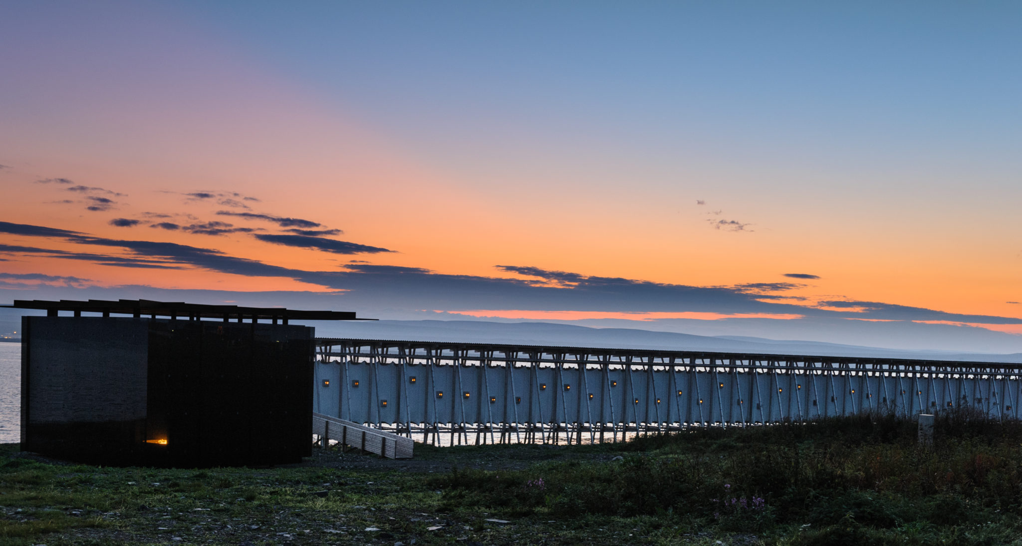A hollow structure with memorial within: The witch memorial in Vardø ©Jarle Wæhler, Statens vegvesen
