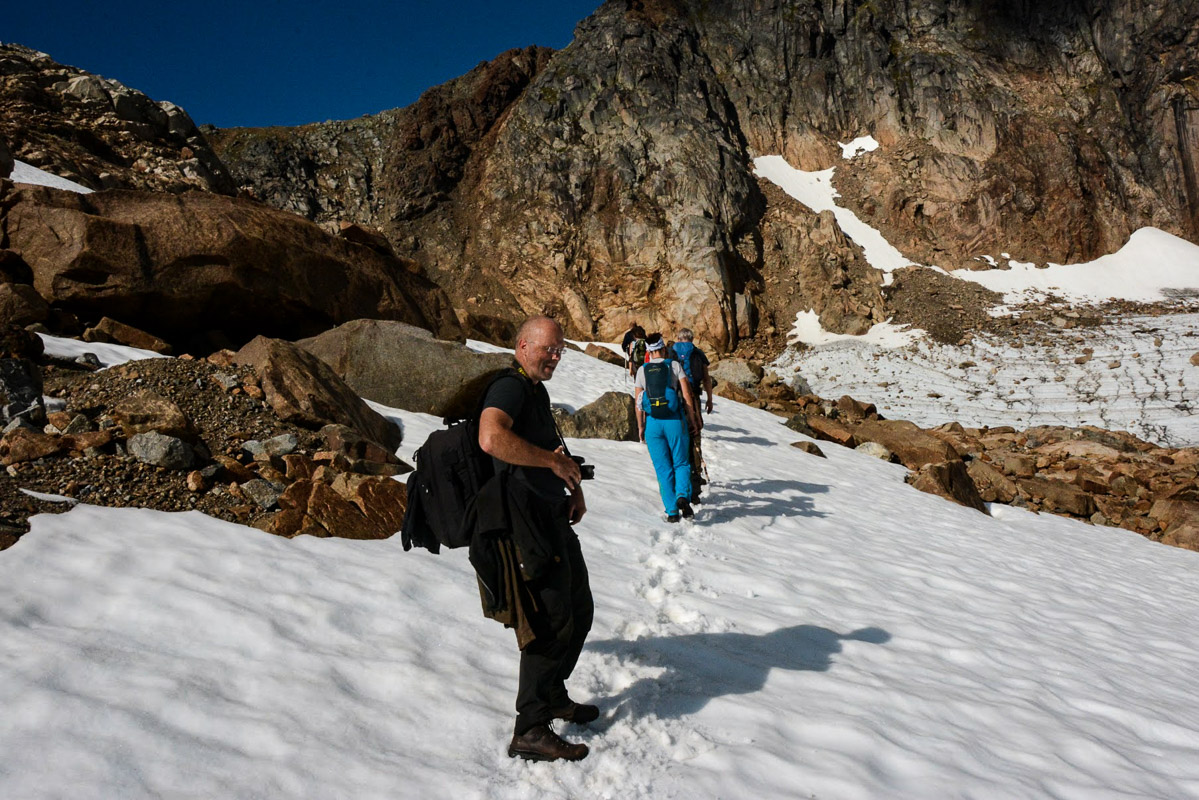 The first glacier is not so difficult © Knut Hansvold