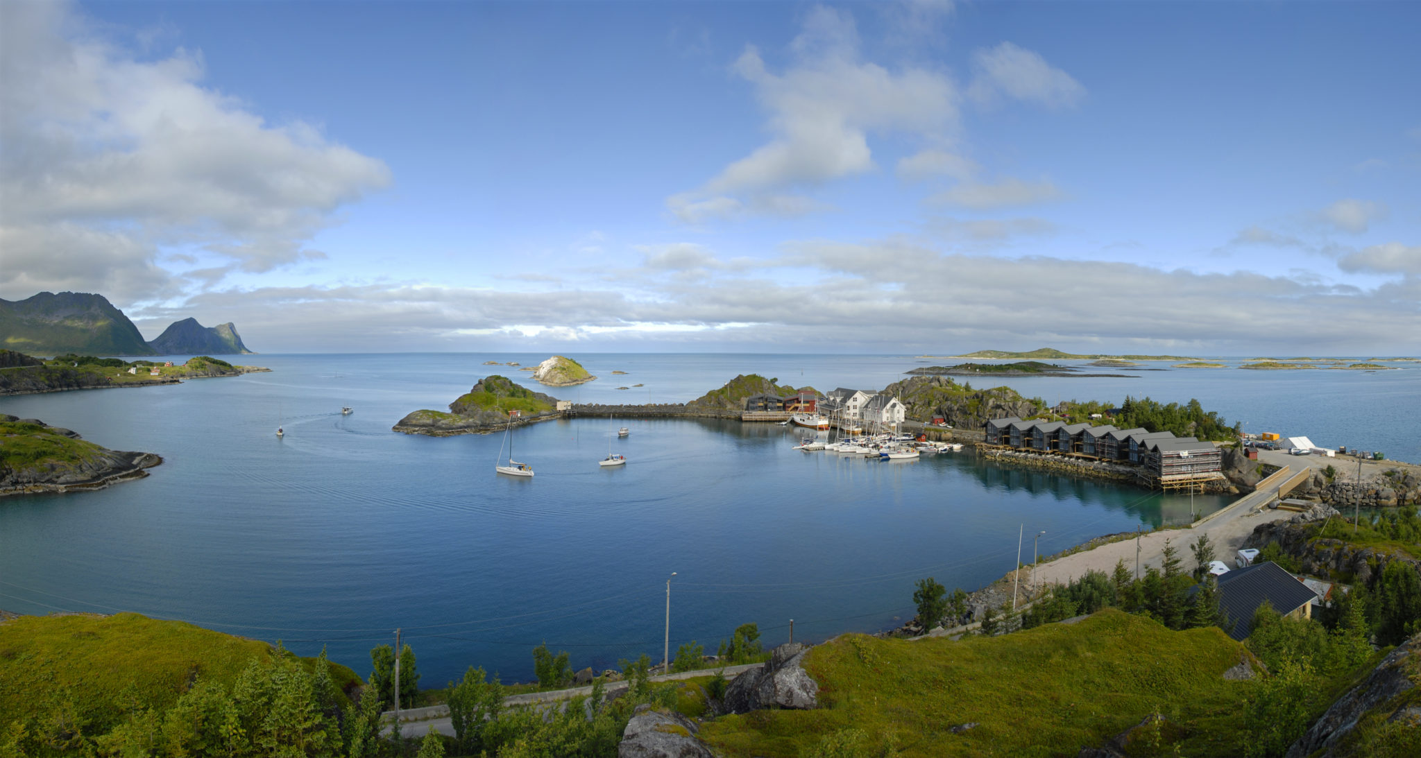 On a clear summer's day the area can look more Mediterranean than Arctic, although don't be fooled, the water is just as cold as you'd expect © Reiner Schaufler