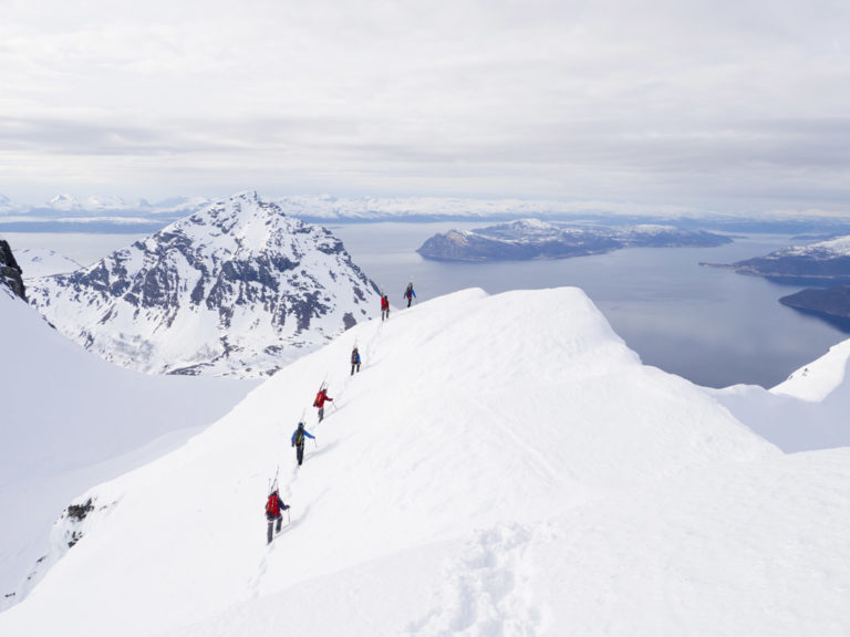 Die Region Harstad/Narvik ist eine noch unbekannte Perle unter den Skitourenzielen © Kristin Folsland Olsen