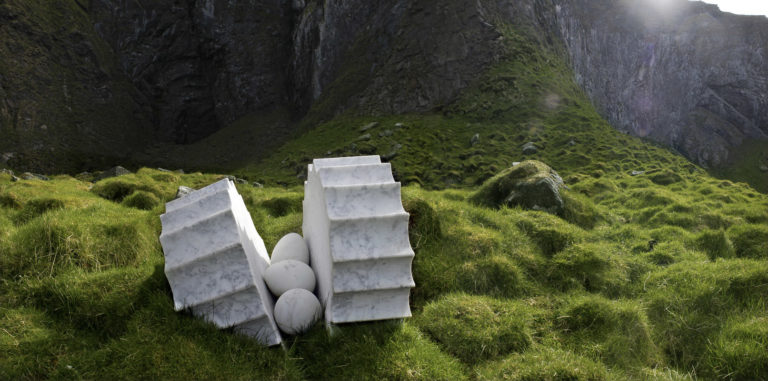 Il nido - the nest - the Røst contribution to the Artscape Nordland project Enst Furuhatt