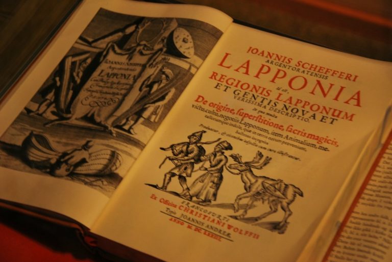 Old books at the local museum in Kautokeino. Photo: Knut Hansvold / nordnorge.com