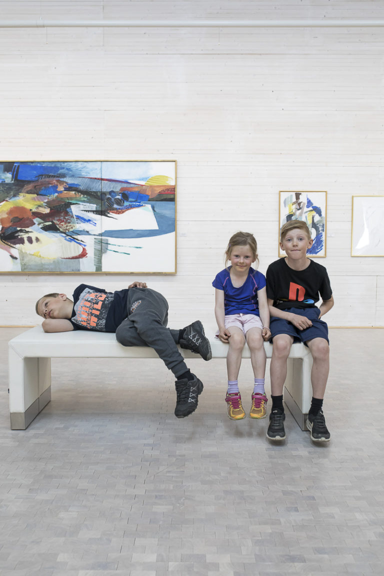 Gallery visit for all age groups © Katrine Sørgård