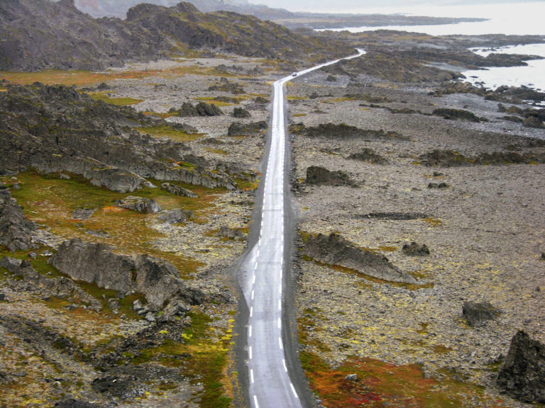 The road to Hamningberg ©Hjalmar Steinnes / Statens vegvesen