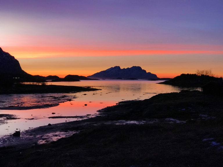 Mid winter light at Kjerringøy north of Bodø © Roger Johansen