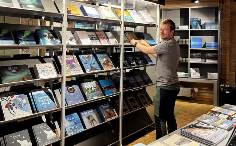 The Arctic aficionados lurk around the bookshelves at the Svalbard Museum, a good place to look for anything Arctic © Hege Anita Eilertsen/Svalbard museum