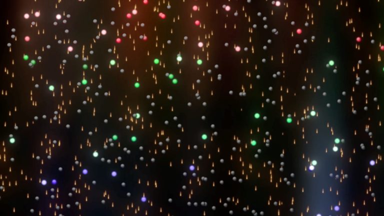 When the particles from the Sun reach Earth’s atmosphere, they collide with oxygen and nitrogen atoms and molecules. These atoms and molecules will then emit light that we see as the aurora (solarmax.no). Transmitted by Pål Brekke