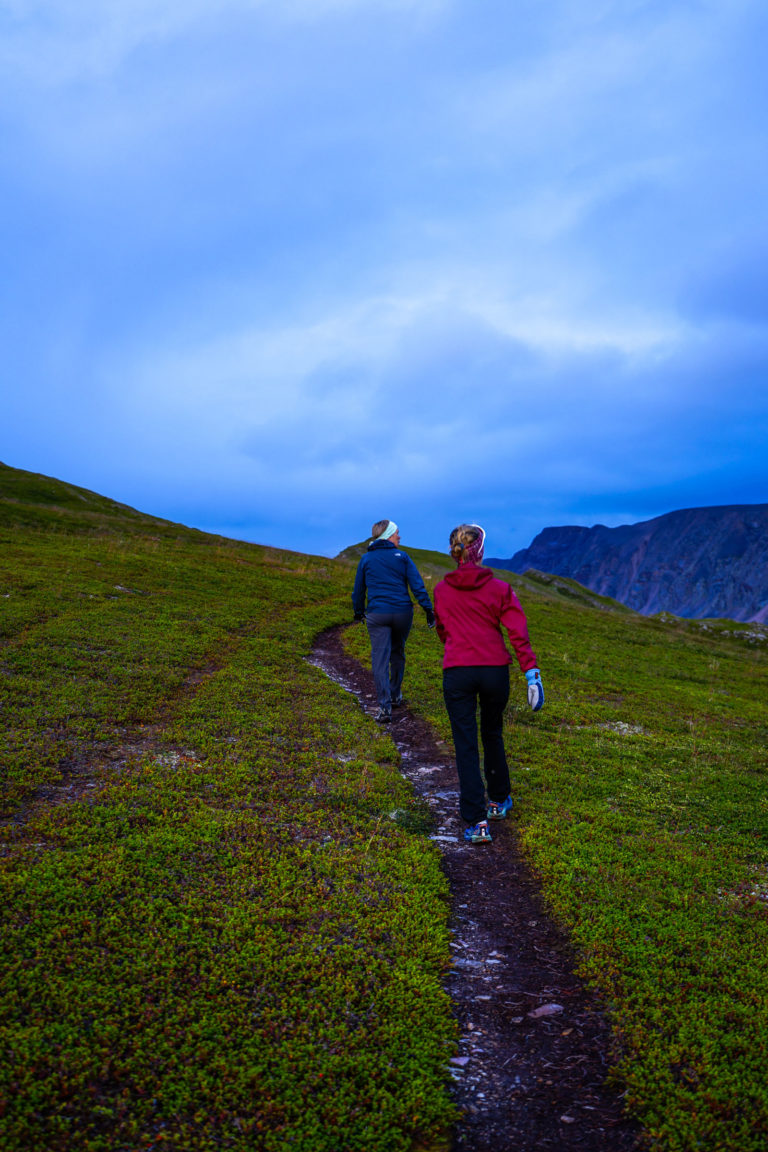 On old paths in the abandoned fishing village of Syltefjord © Katelin Pell