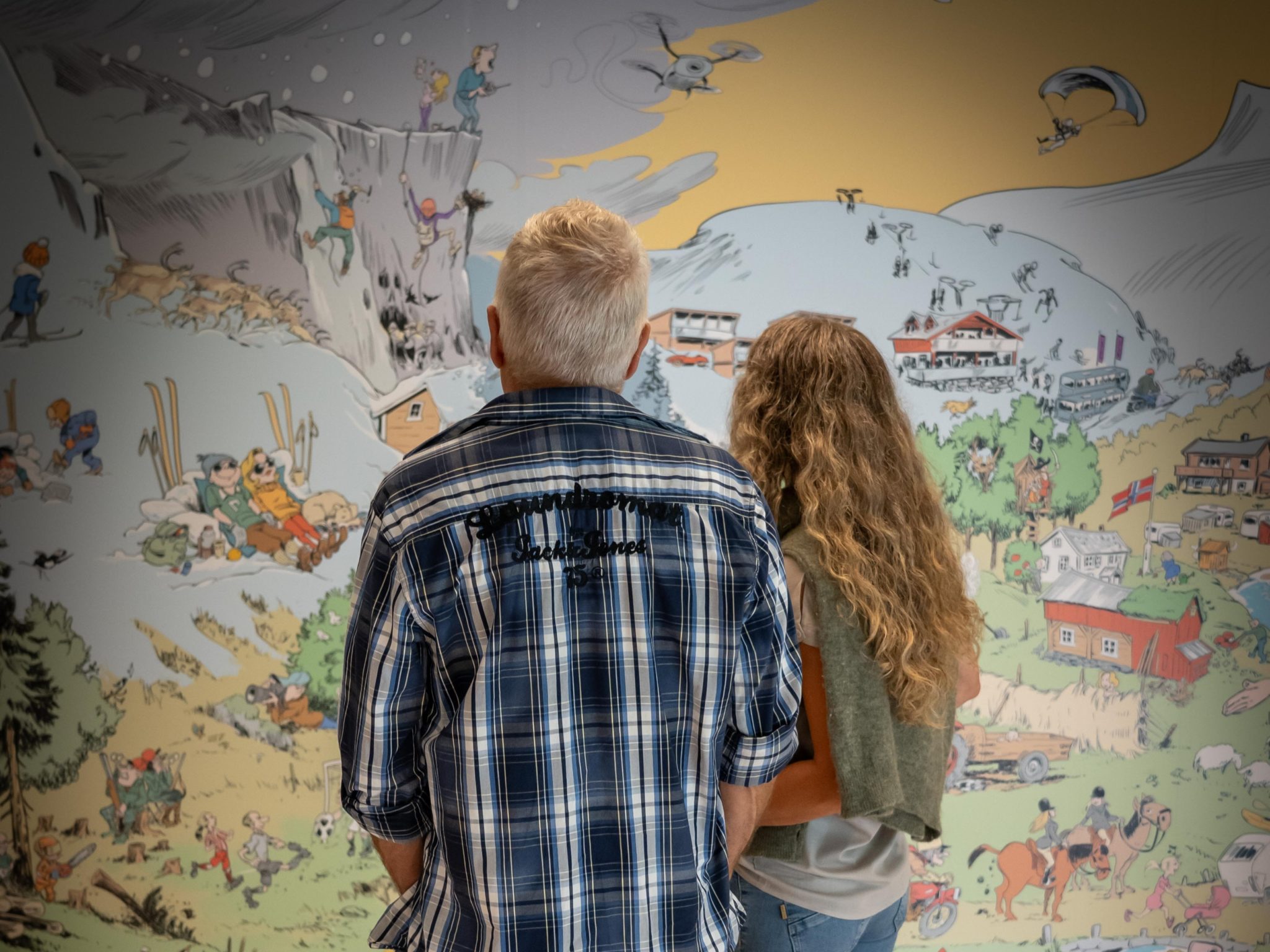 "Outdoor Life" by Bjørnar Meisler, from the exhibition "Irreplaceable". Photo: Laila Ingvaldsen / Nordland National Park Center