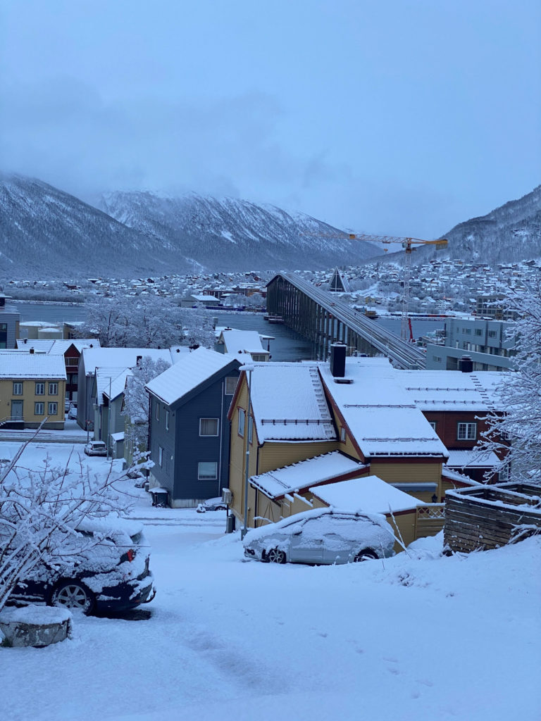 A view from Fogd Drejers gate down to the Tromsø Bridge © Knut Hansvold