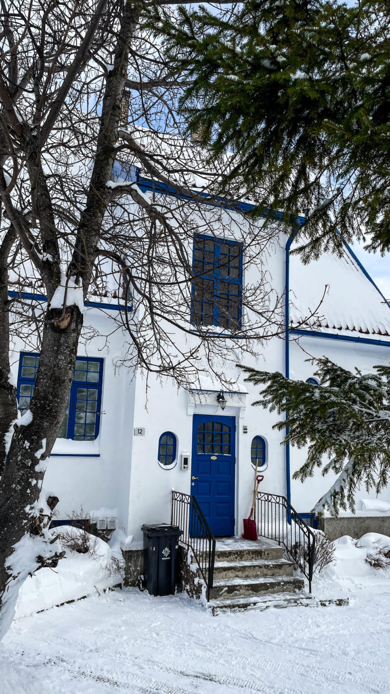 Villa built of stone in Art Nouveau style in Kirkegårdsveien in Tromsø © Knut Hansvold