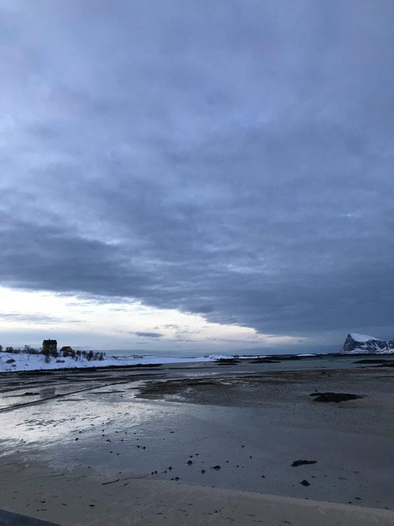 Low tide reveals pools of winter light at Sommarøy © Knut Hansvold