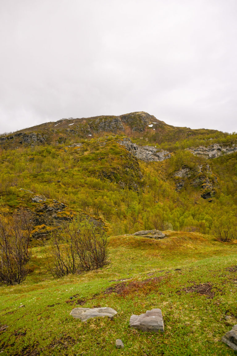 View towards the mountain from Engnes © Knut Hansvold