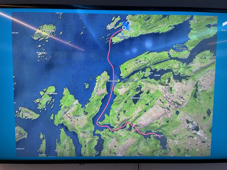 On a boat cruise from Bodø to Beiarn. Photo: Liv Lyng Hauge