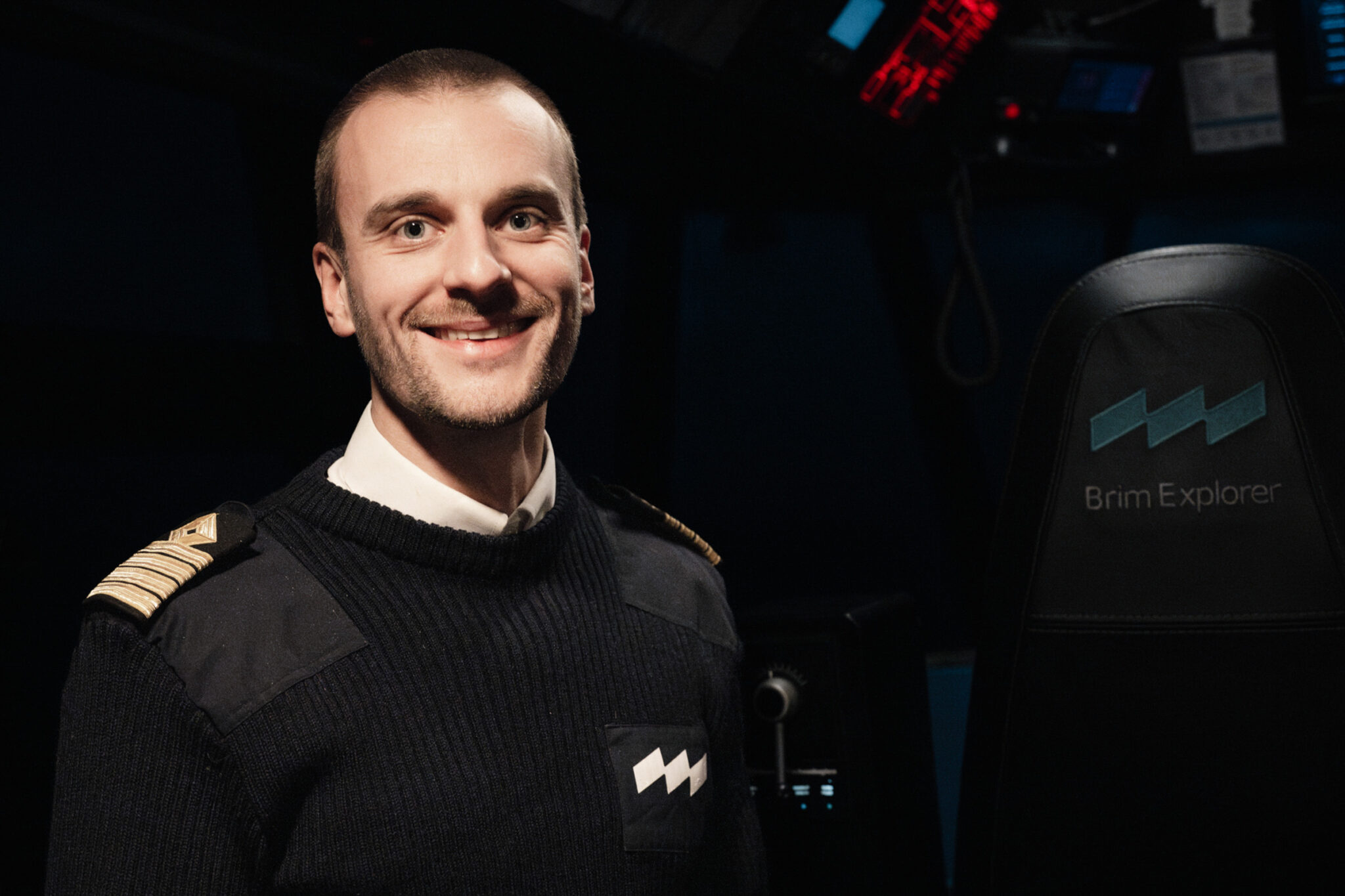 Albert Bjørnerem is the captain on board and decides whether the weather is good enough to head out. © Marie Nystad Helgesen