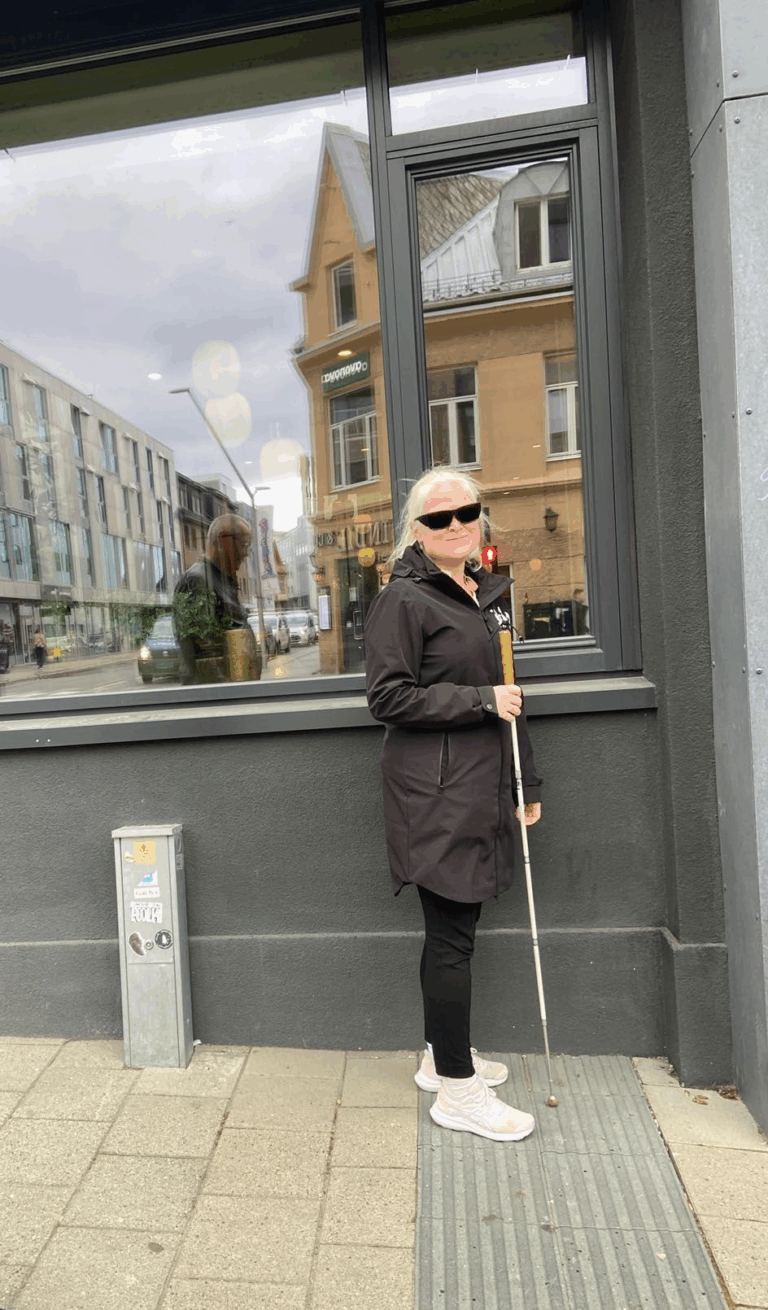 From testing mapping tools in Tromsø 2024. Photo: Karin Marie Antonsen