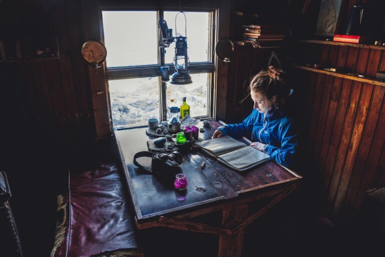 A glimpse into the guestbook in the small hut by the beacon at Lyngstuva © Petr Pavlíček