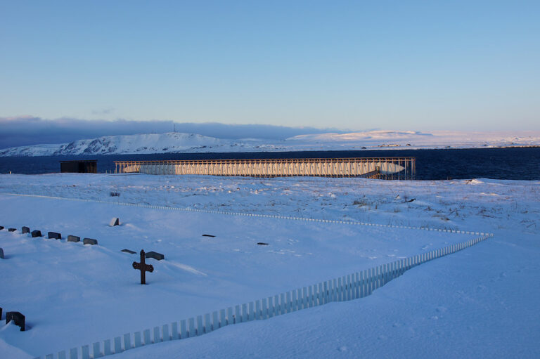 The Steilneset Memorial, a witchcraft memorial in Vardø © Helge Stikbakke