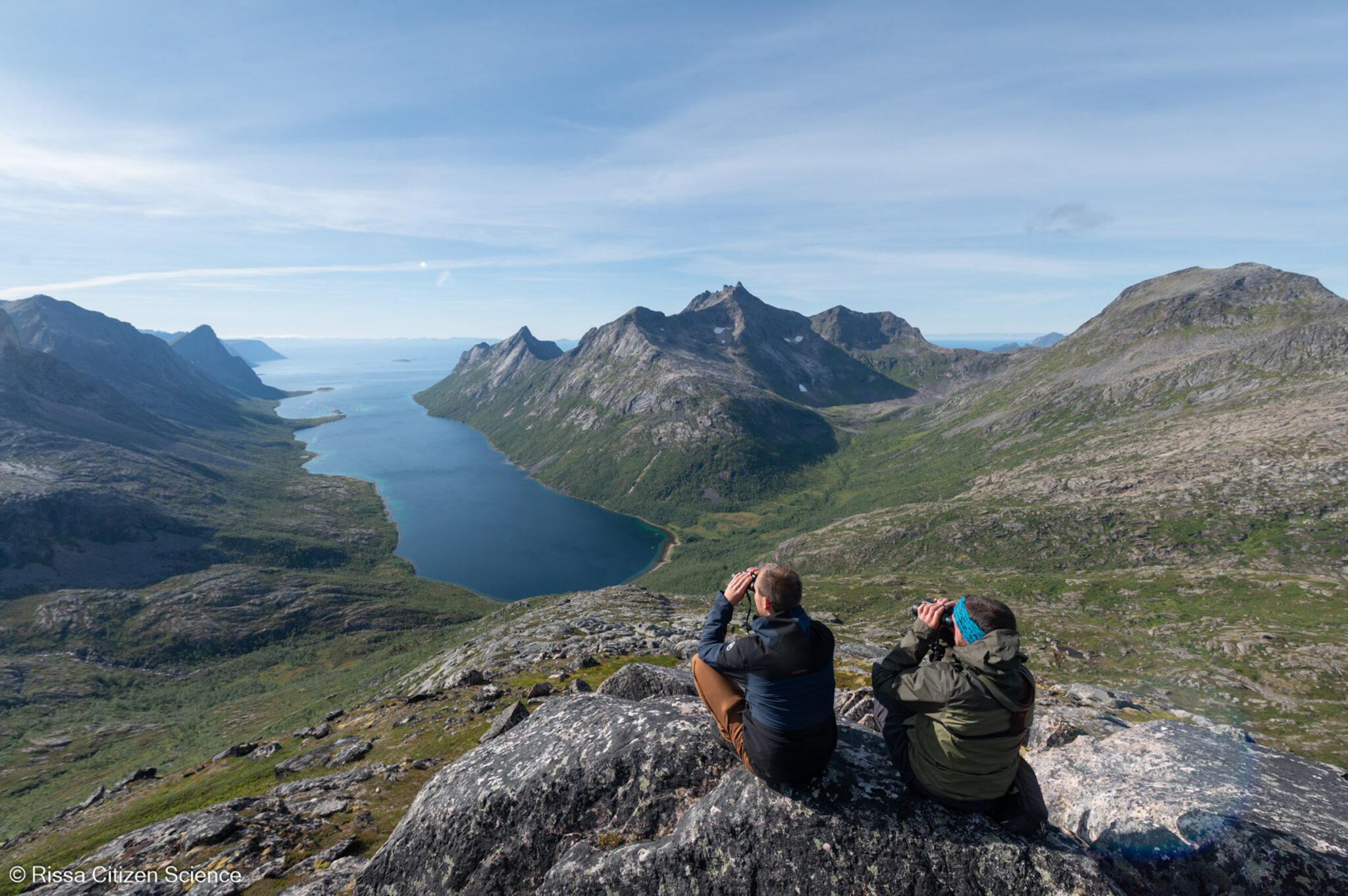 At the transition from forest and mountains to fjords and coast on Senja © Rissa Citizen Science