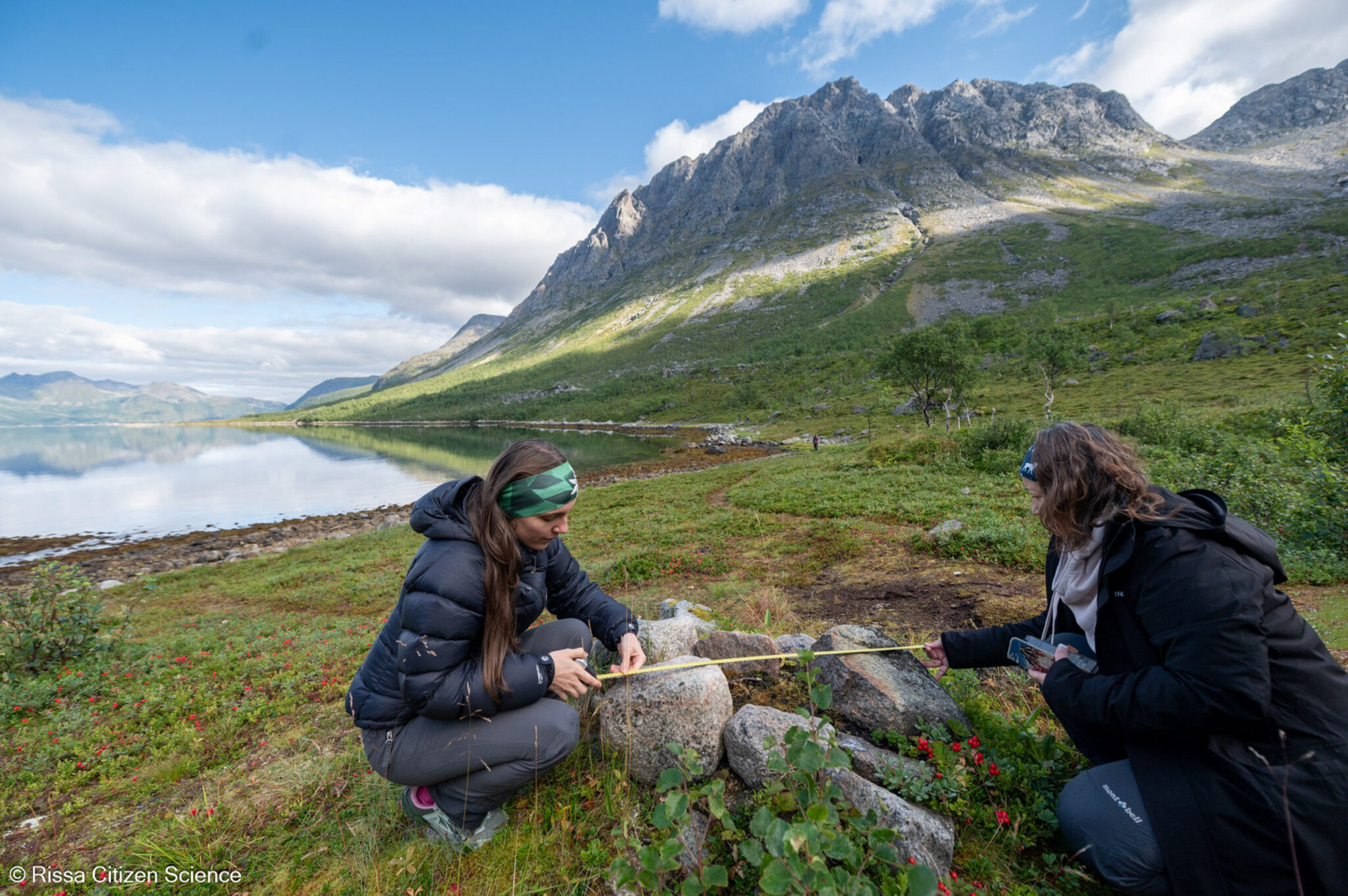 Surveying, documenting and restoring on a crisp summer day near Tromsø © Rissa Citizen Science