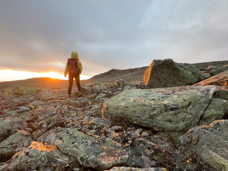 Midnight sun at Halti mountain © Pauliina Toivanen